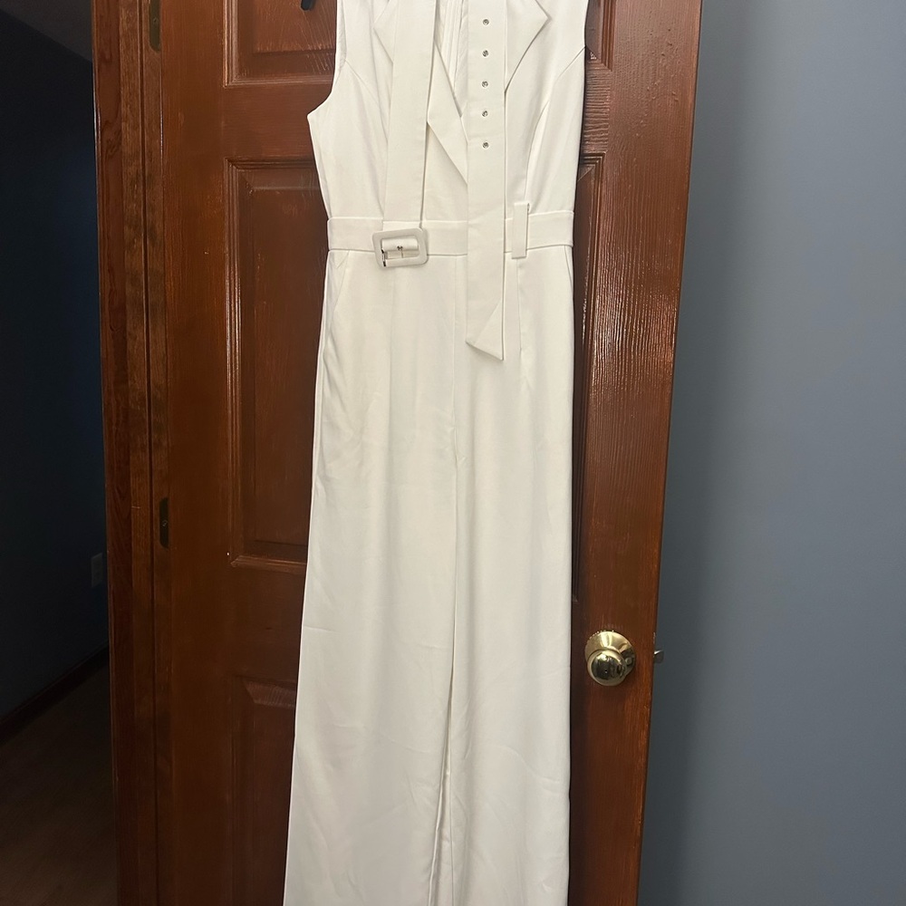 Petal & Pup White Sleeveless Jumpsuit
